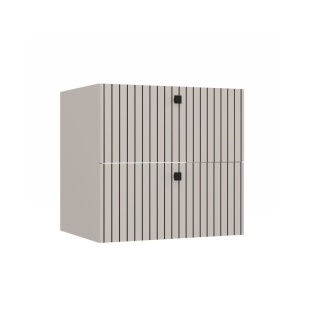 Szafka pod umywalkę ryflowana LAZ-1325-KASZ-60CM