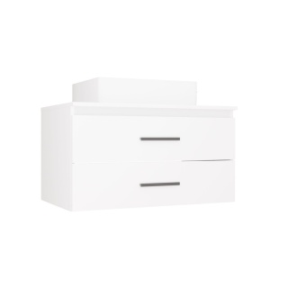 Szafka z umywalką 80 cm LAZ-1327-BIEL-MAT-80+UMY