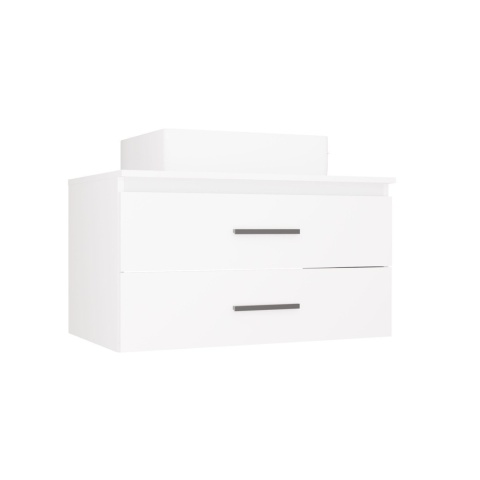 Szafka z umywalką 80 cm LAZ-1327-BIEL-MAT-80+UMY