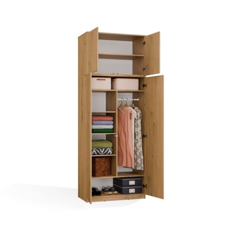 Szafa 90 cm z nadstawką SZAF-1002-NADST-ART