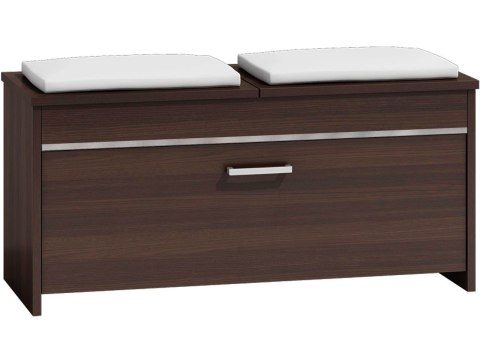 Garderoba Roma wieszak lustro szafka na buty wenge