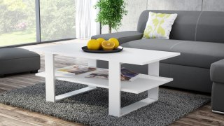 Ława biała STOL-809-BIEL-MAT