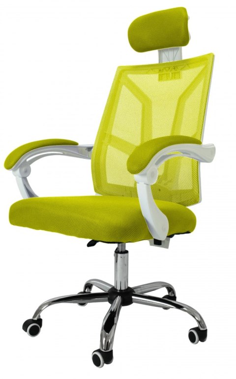 FOTEL BIUROWY KRZESŁO OBROTOWE ERGONOMICZNE ZIELEŃ