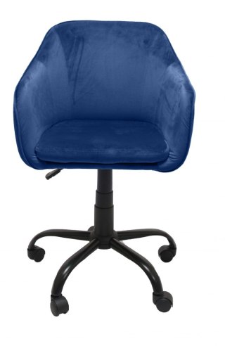 Fotel welurowy granatowy FOT-411-GRAN