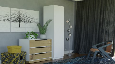Szafa 50 cm szerokości SZAF-1001-BIEL-MAT