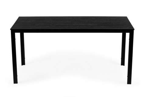 Stół Ogrodowy Cateringowy Prostokątny 156 x 78cm Czarny