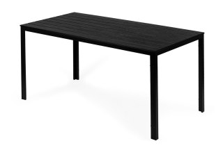 Stół Ogrodowy Cateringowy Prostokątny 156 x 78cm Czarny