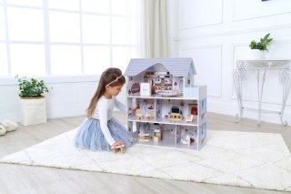 Drewniany Domek Dla Lalek z Meblami Rezydencja Emma 70cm