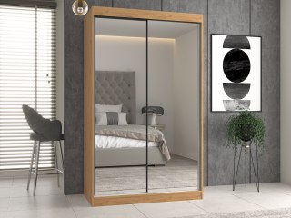 Szafa z lustrami 120 cm dąb artisan SZAF-1011-ART