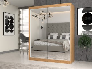 Duża szafa z lustrem 160cm SZAF-1016-ART