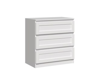 Biała komoda do salonu KOM-901-BIEL-MAT-R