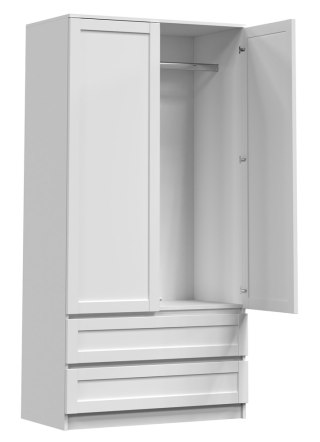 Szafa frezowana 90cm SZAF-1010-BIEL-MAT