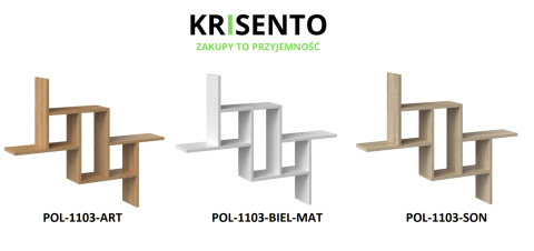 Dostępne warianty kolorystyczne produktu: Półka ścienna POL-1103.